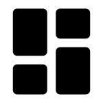 Dashboard Tile Solid SVG Icon